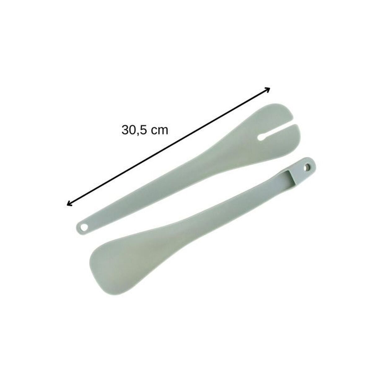 Salad Bowl Fackelmann Vert Stainless steel Plastic 49 X 15 X 30 CM 2 Pieces, view 5
