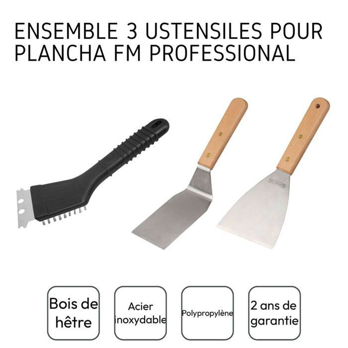 Lepel FM Professional Roestvrij staal Plastic 30 X 15 X 22 CM (3 Onderdelen)
