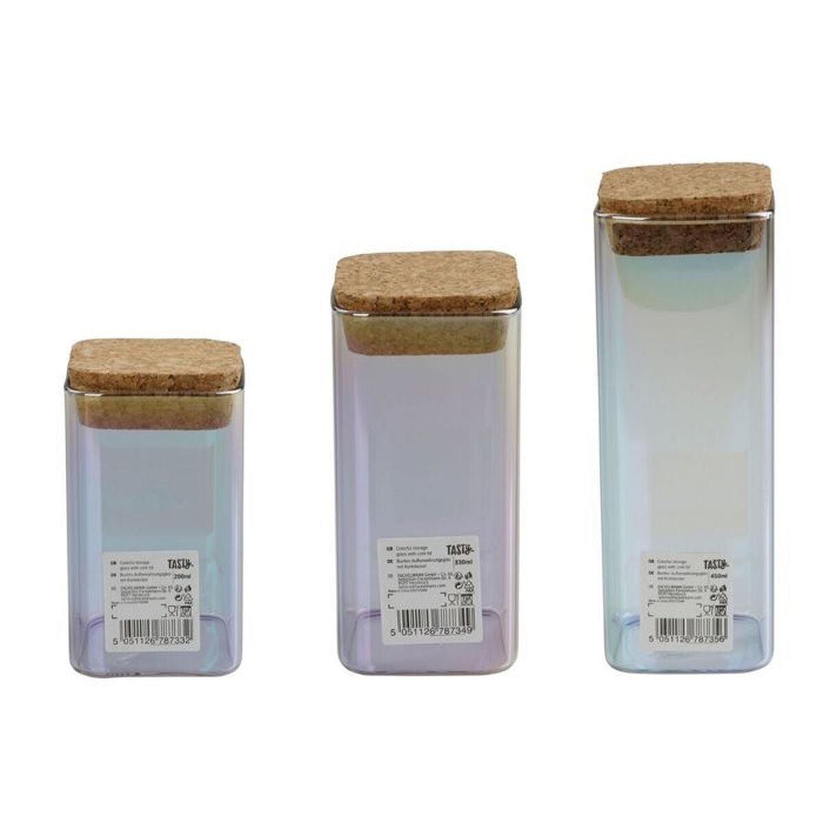 3 Tubs Fackelmann Tasty Green Green 450 ml 3 Pieces, view 5