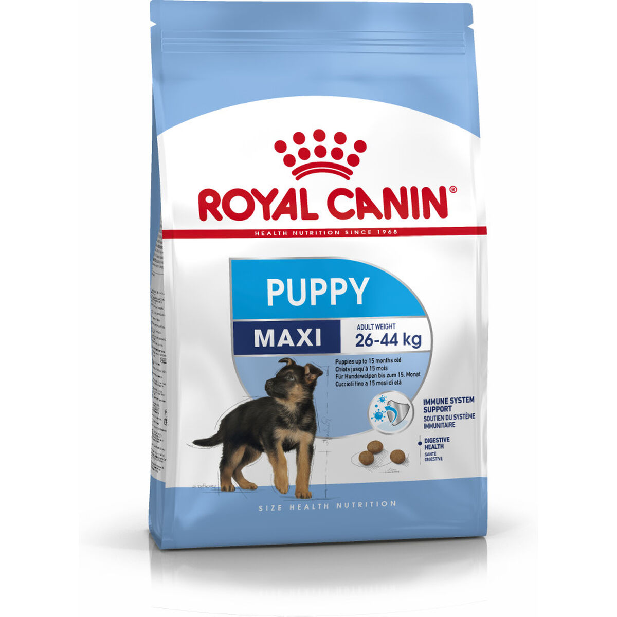 Nourriture Royal Canin Maxi Puppy Petit/Junior Riz Oiseaux 4 Kg