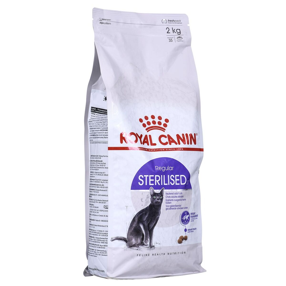Aliments pour chat Royal Canin Sterilised Adulte Riz Maïs Oiseaux 2 Kg