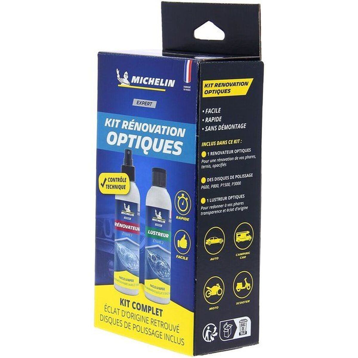 Restauratiemiddel voor koplampen Michelin 009475 200 ml
