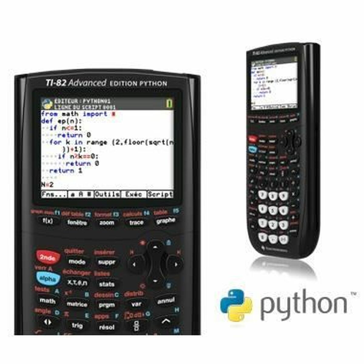 Grafische rekenmachine Texas Instruments Zwart