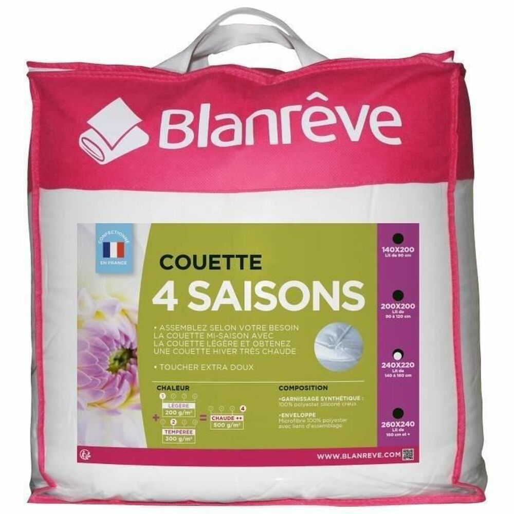 Remplissage de couette Blanreve 4 season Blanc 220 x 240 cm 300 g/m²