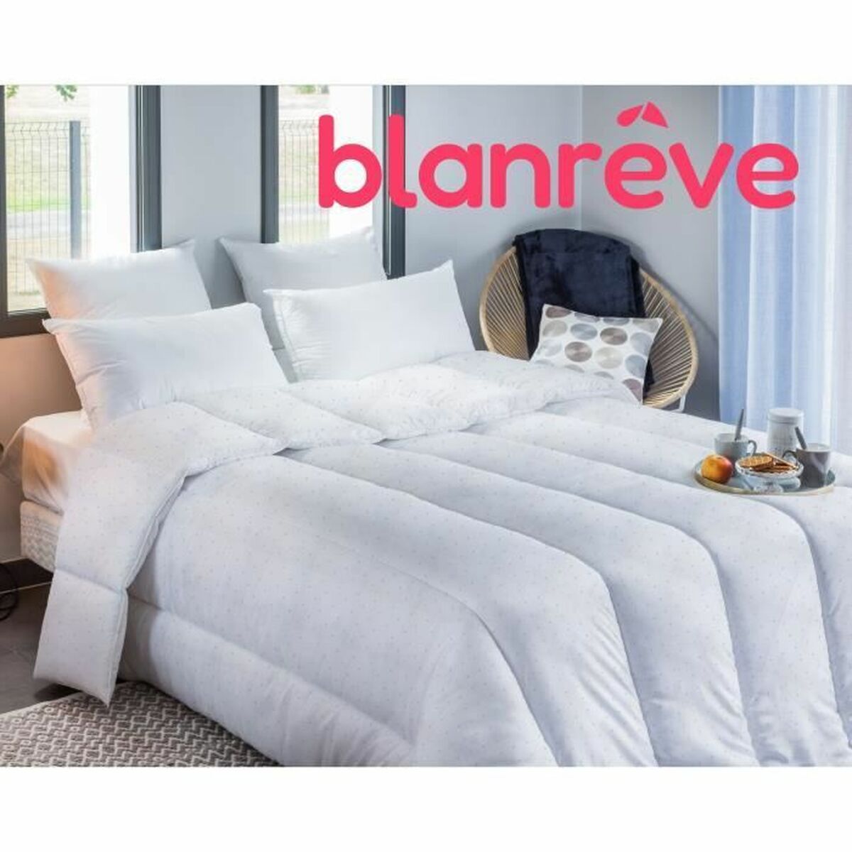 Quilt Blanreve Wit 300 g/m² 140 x 200 cm