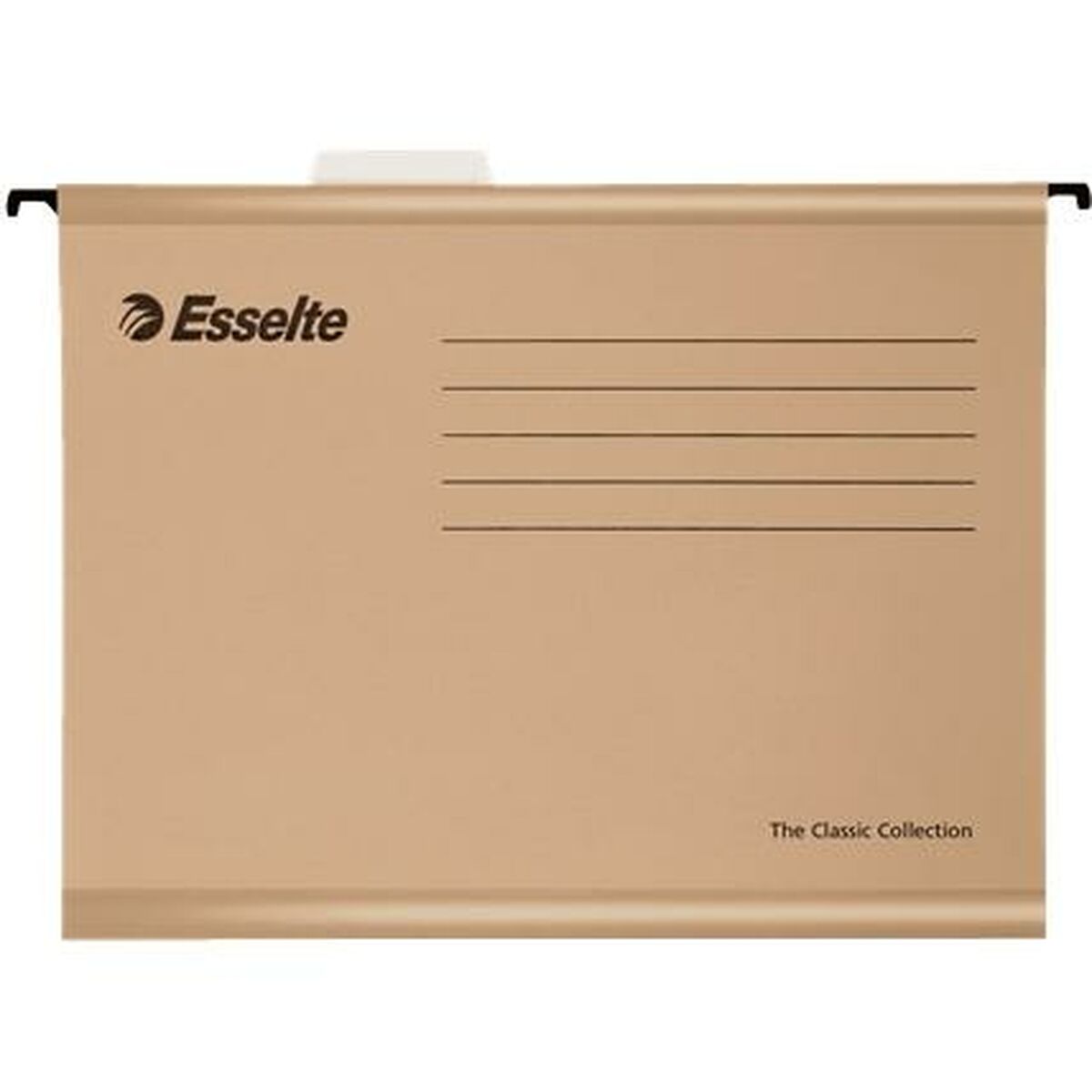Dossier suspendu Esselte Classic Viseur Transparent Marron A4 Carton Recyclado (34,5 x 24 cm) (50 Unités)