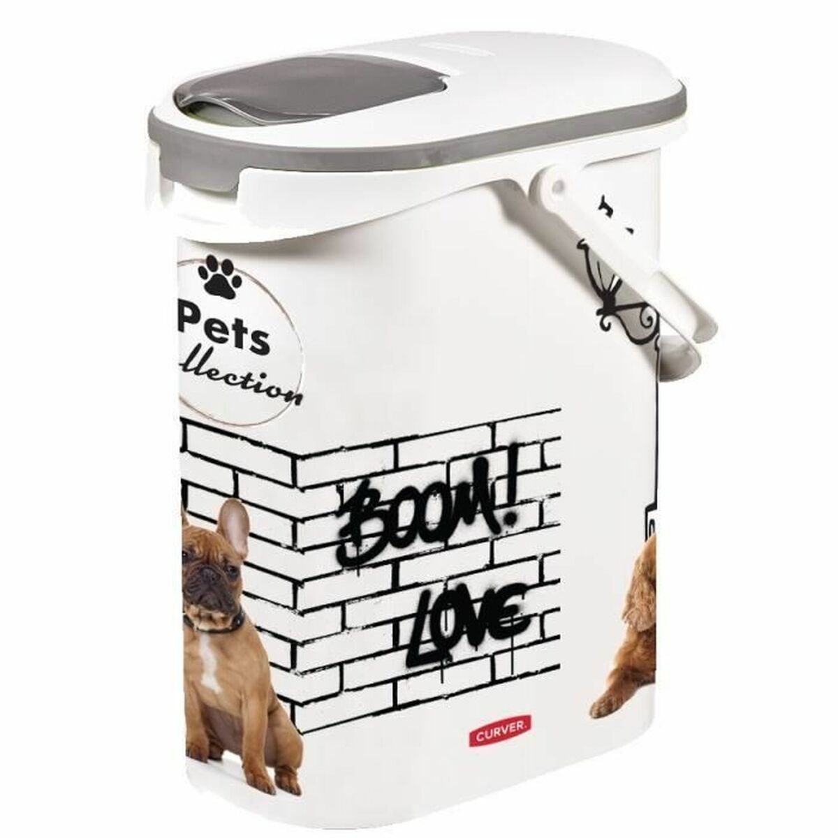 Pet food jar Curver Pets Collection White 10 L, view 2