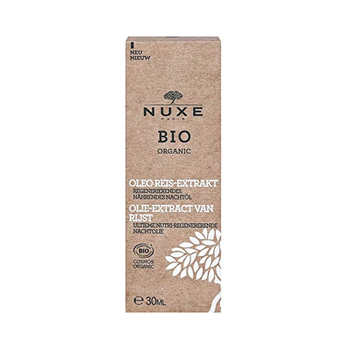 Crème de nuit Nuxe Bio Rice Oil Extract 30 ml