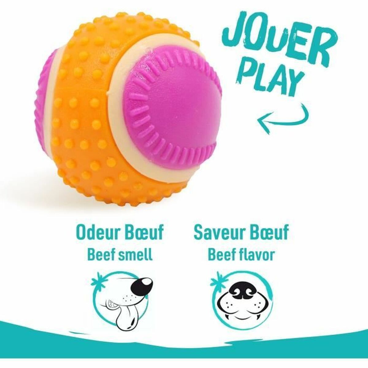 Knuffel voor honden Aimé Roze Plastic