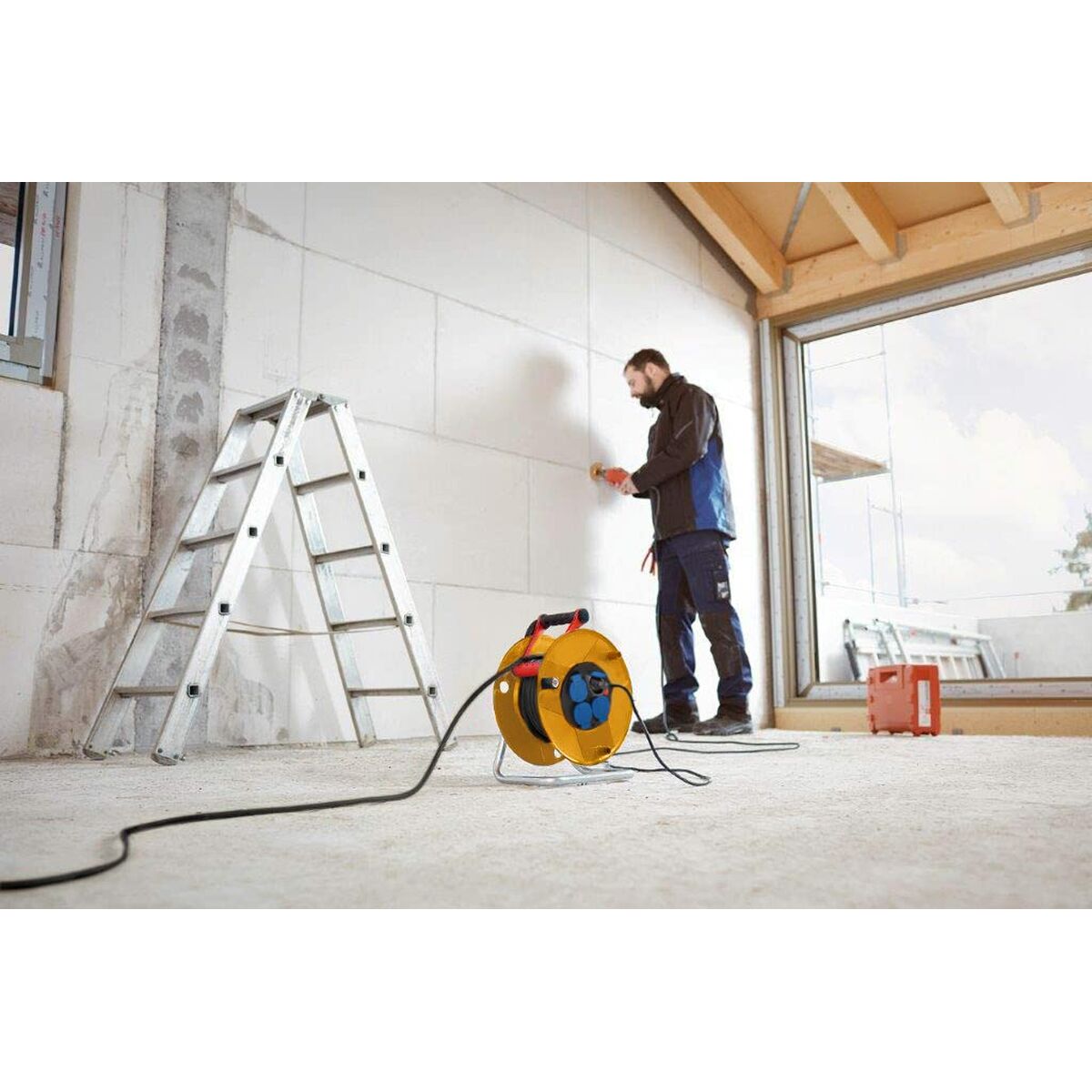 Kabelhaspels Brennenstuhl 4 Plug 15 m