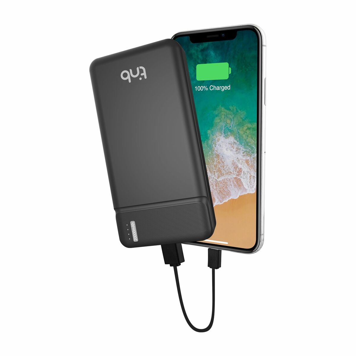 Afbeeldingen van Powerbank T'NB PBU20000 Black 20000 mAh