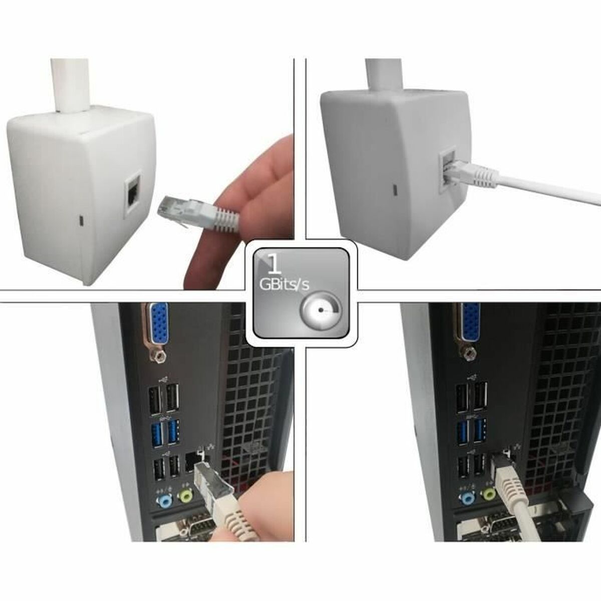 Afbeeldingen van UTP Category 6 Rigid Network Cable Lineaire White 5 m