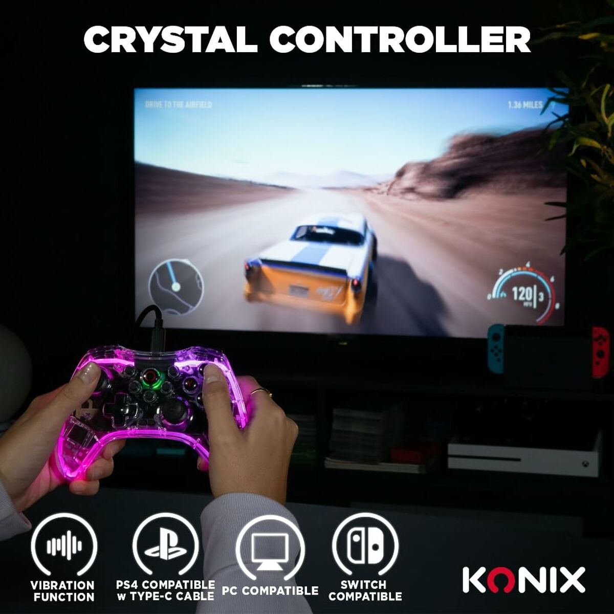 Picture of Gaming Control KONIX Crystal
