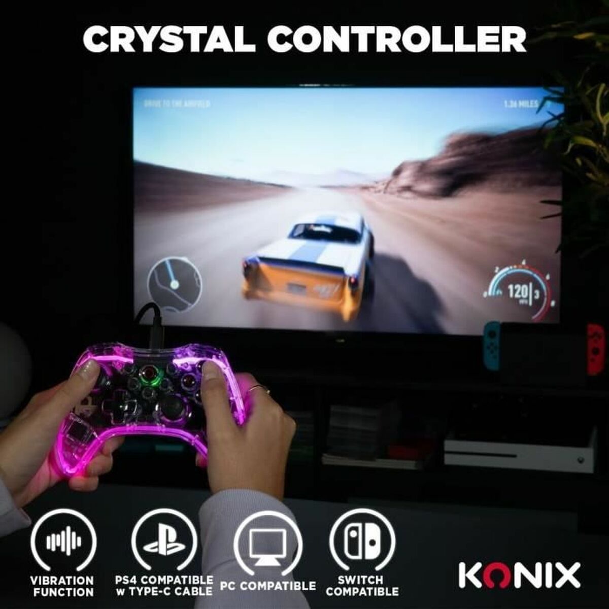 Picture of Gaming Control KONIX Crystal