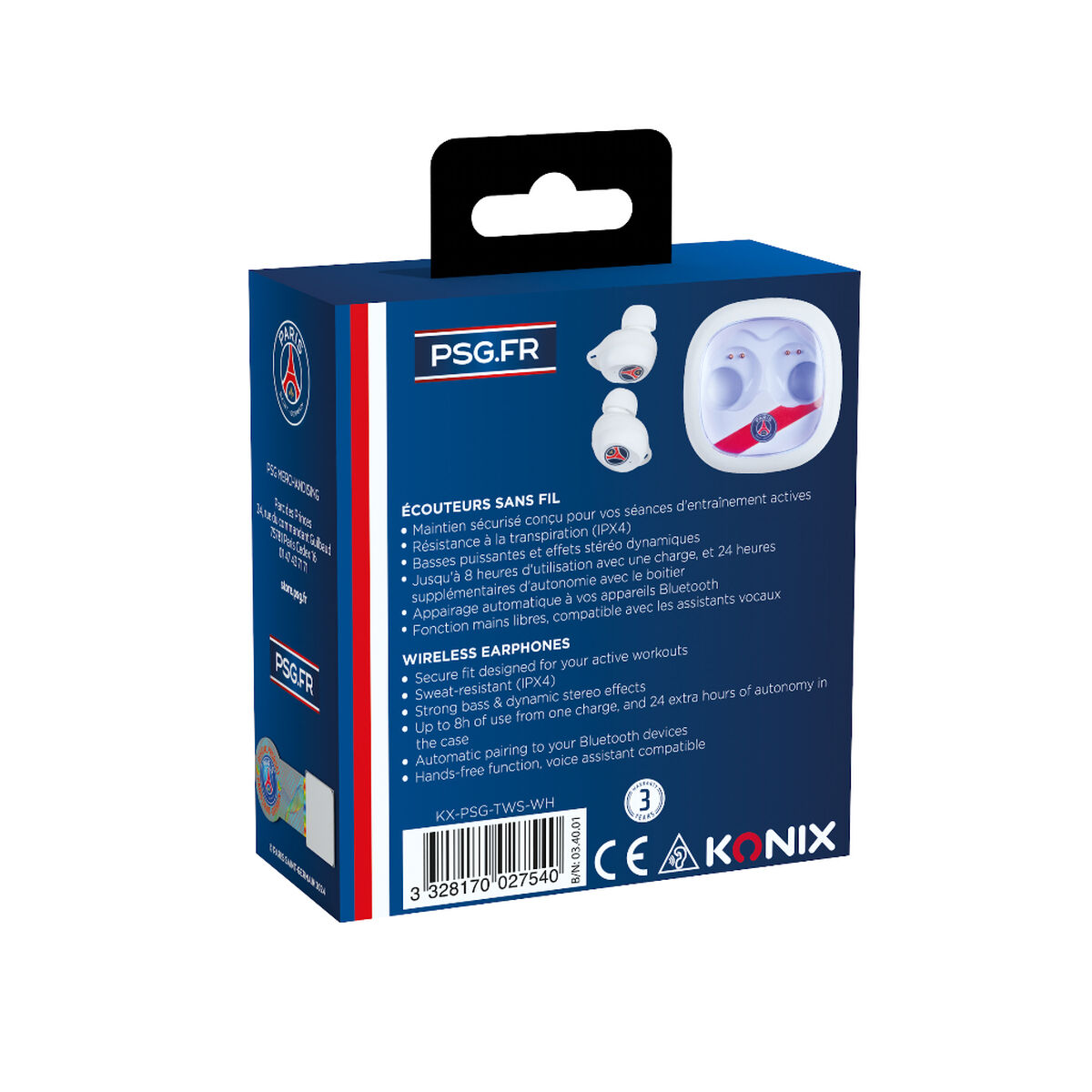 Picture of Headphones KONIX White