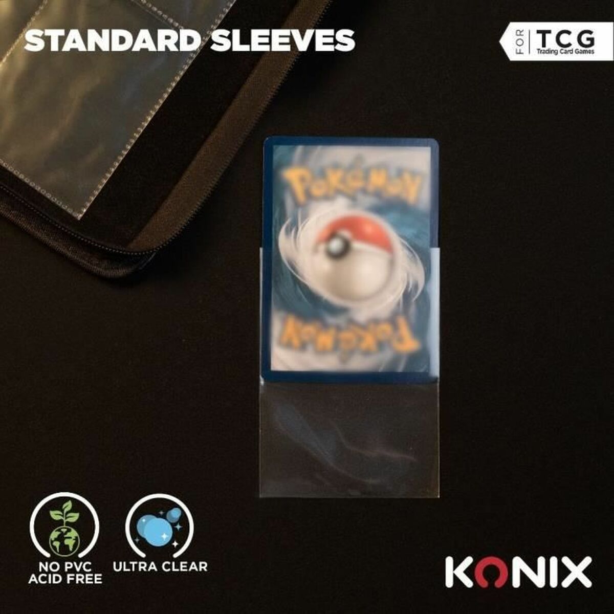 Kaart sleeves KONIX 100 Stuks