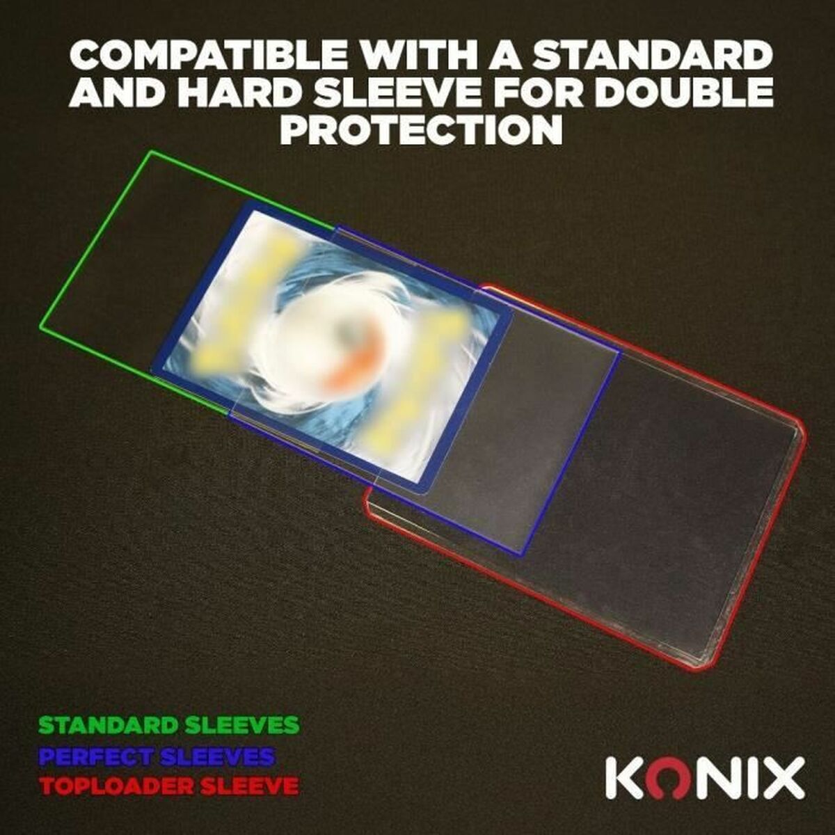 Kaart sleeves KONIX 100 Stuks
