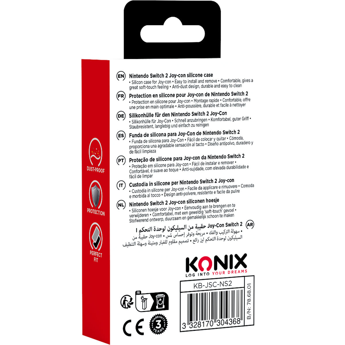 Picture of Protective Case KONIX Black Grey