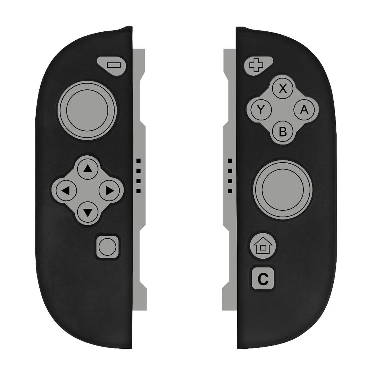 Protective Case KONIX Black Grey