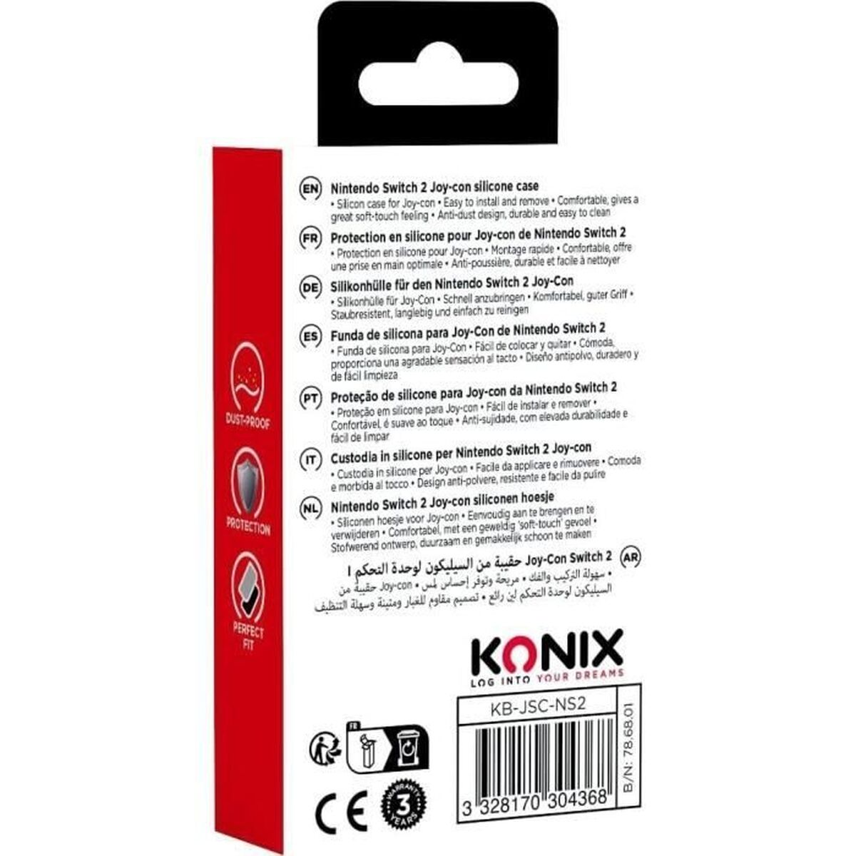Picture of Protective Case KONIX Black Grey