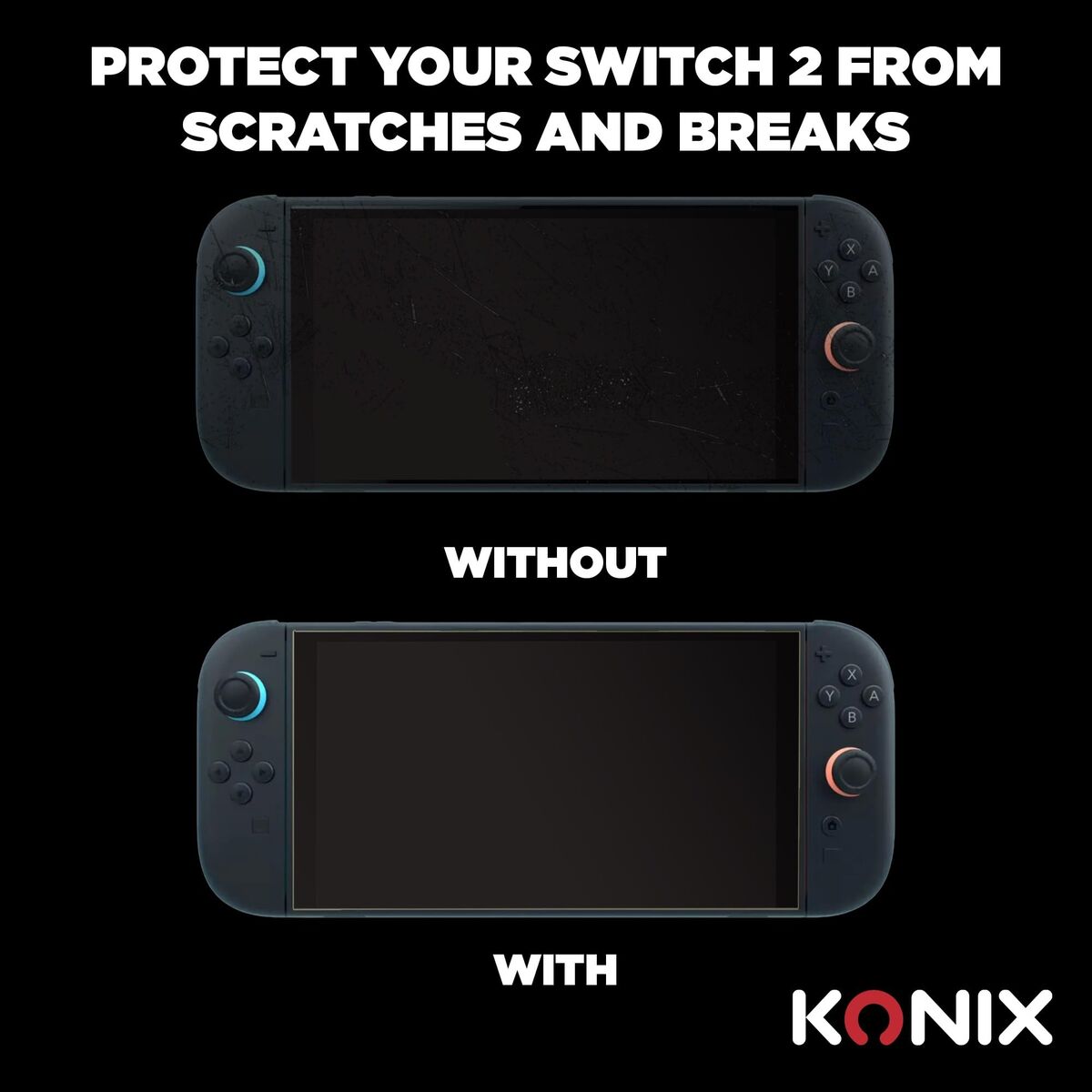 Bild von Screen shield for Nintendo Switch 2 KONIX