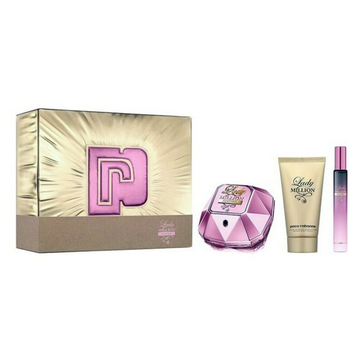 Set de Parfum Femme Lady Million Empire Paco Rabanne EDP (3 pcs) (3 pcs)