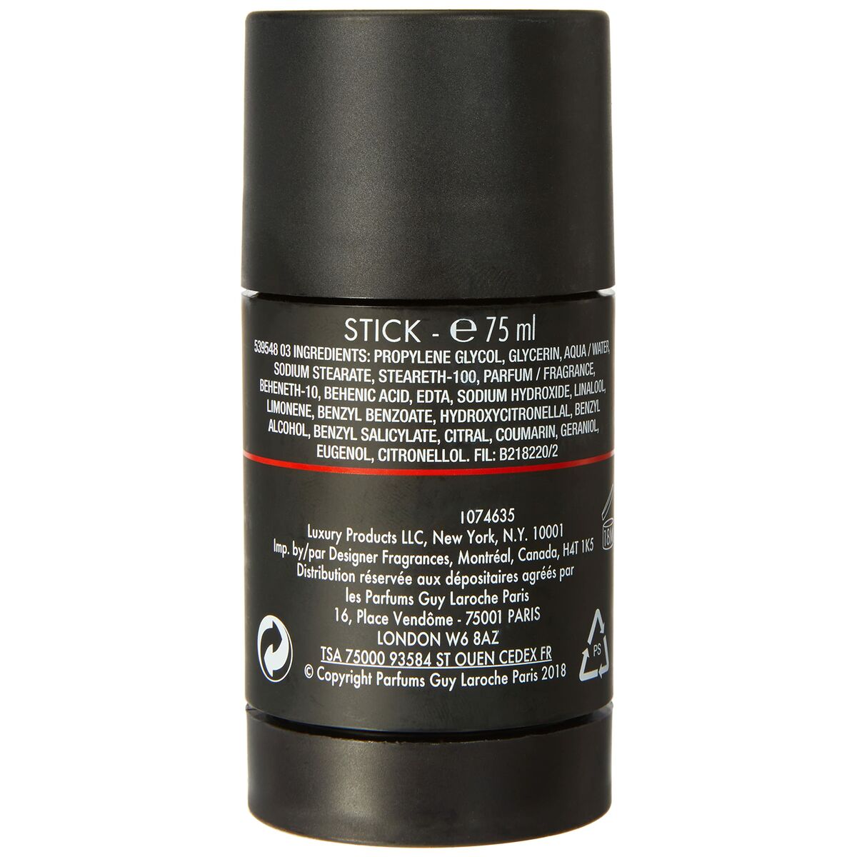 Deodorant Stick Guy Laroche Drakkar Noir 75 ml