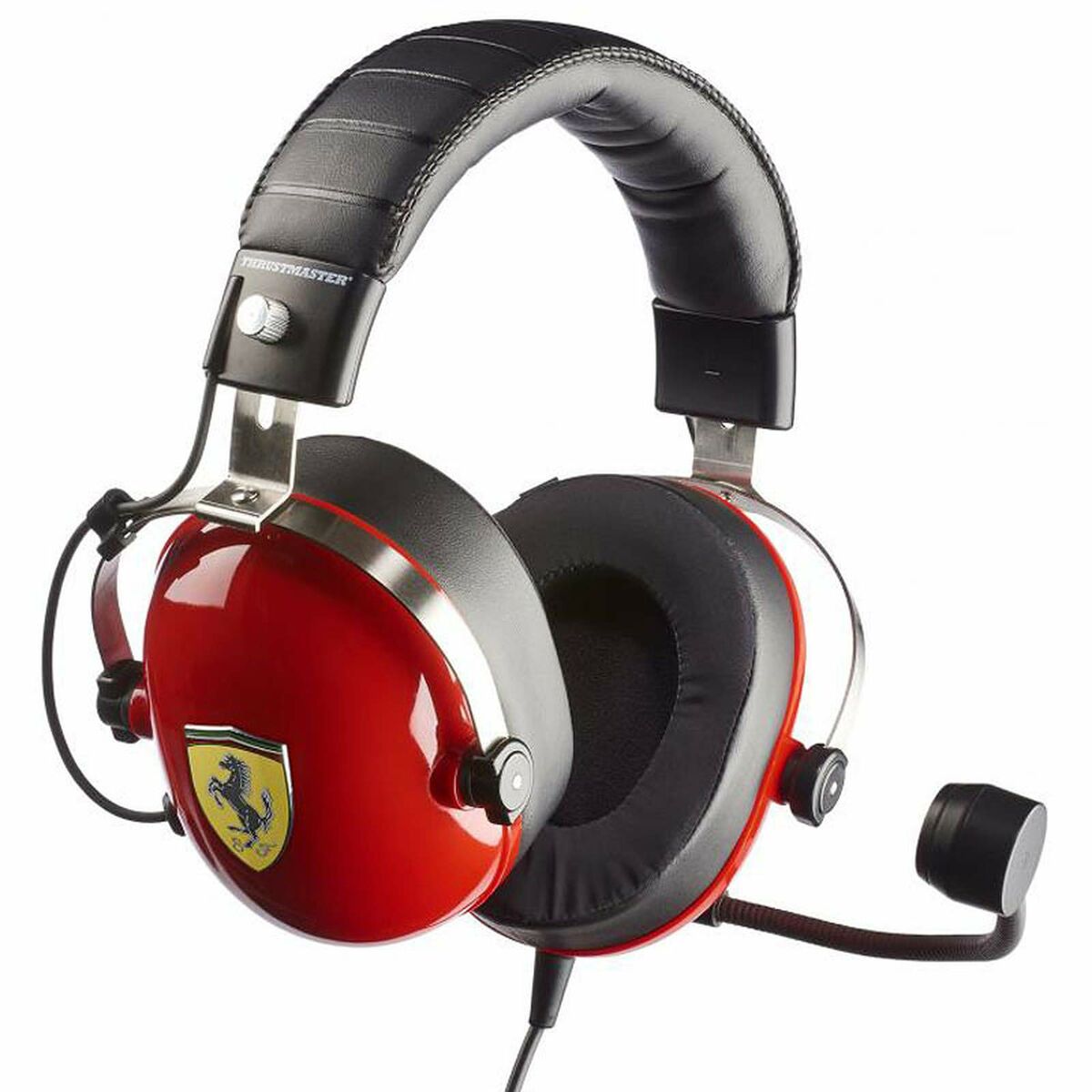 Gaming høretelefon med mikrofon Thrustmaster T.Racing Scuderia Ferrari Edition-DTS Rød