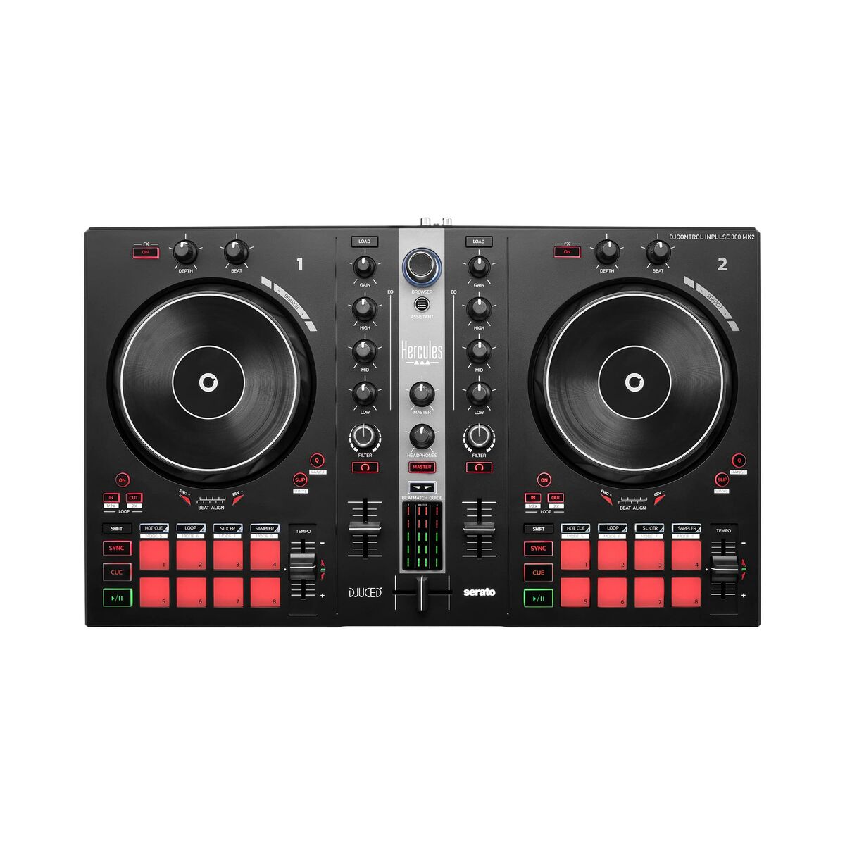Contrôle DJ Hercules DJControl Inpulse 300 MK2 48 x 48 x 5,2 cm