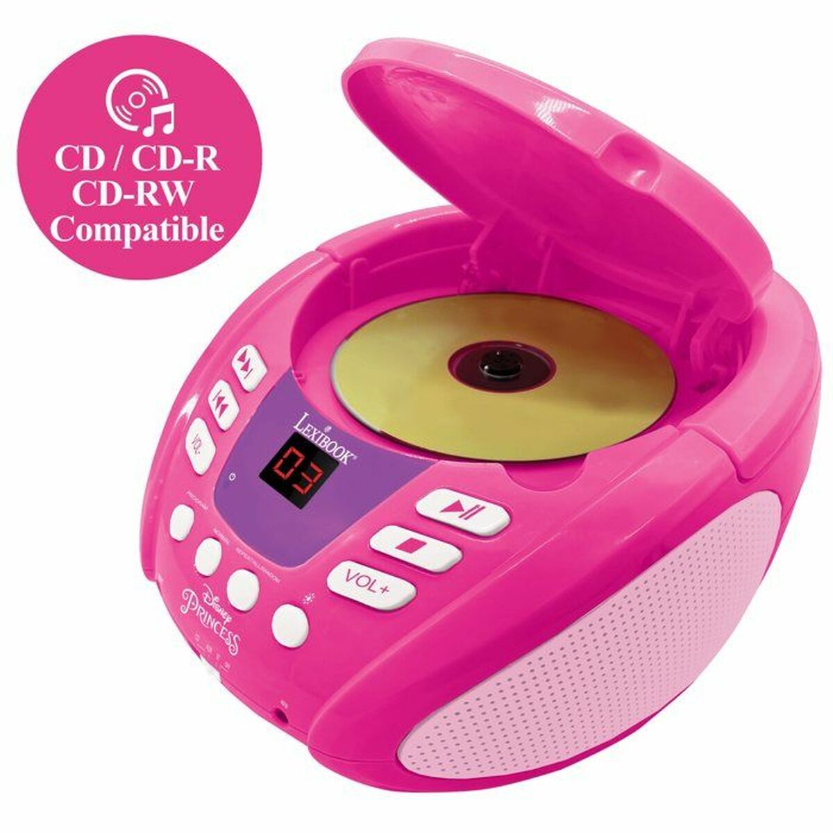 Afbeeldingen van Radio CD Bluetooth MP3 Lexibook PRINCESA DE DISNEY Bluetooth 5.0