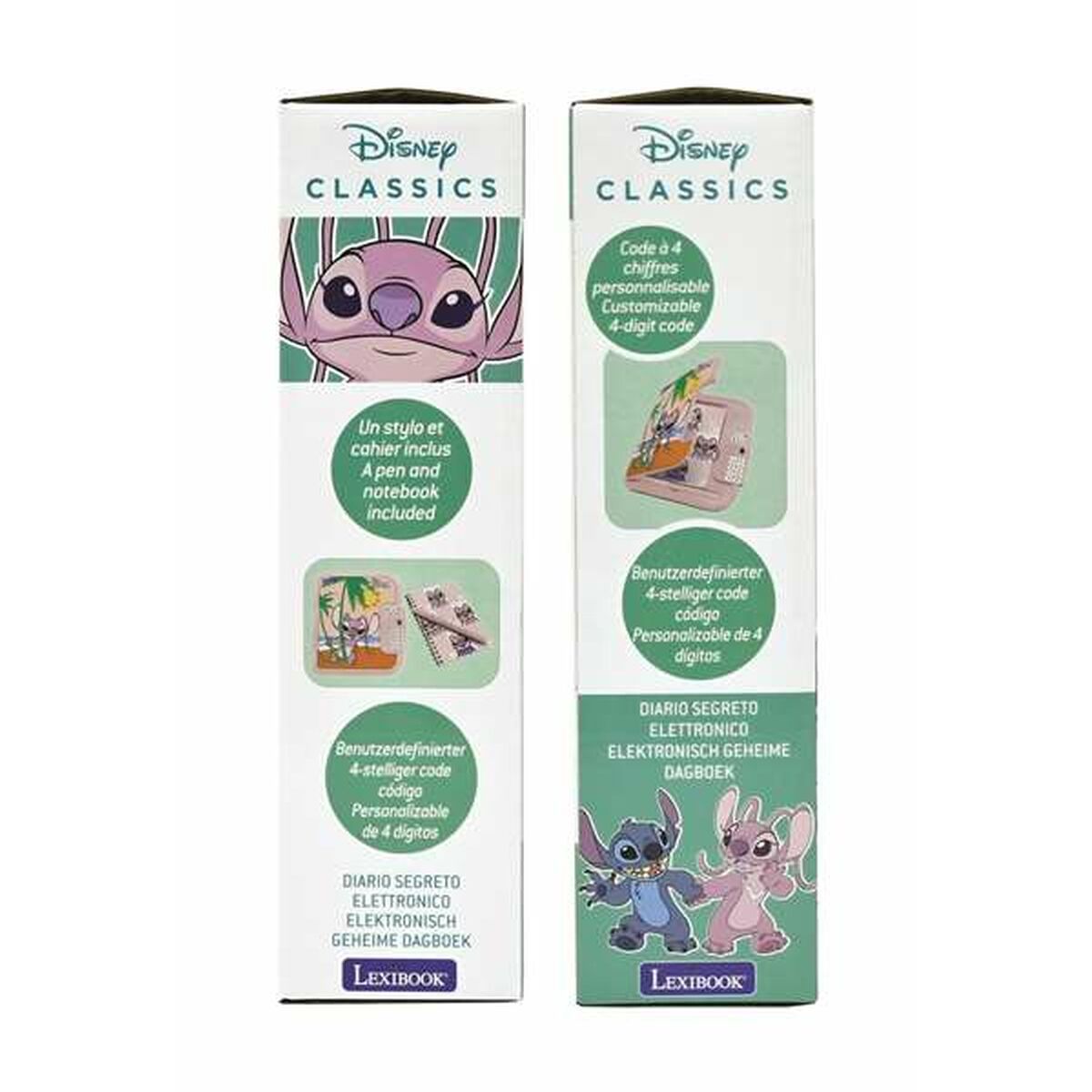 Interactive Toy Stitch Angel Pink Diary