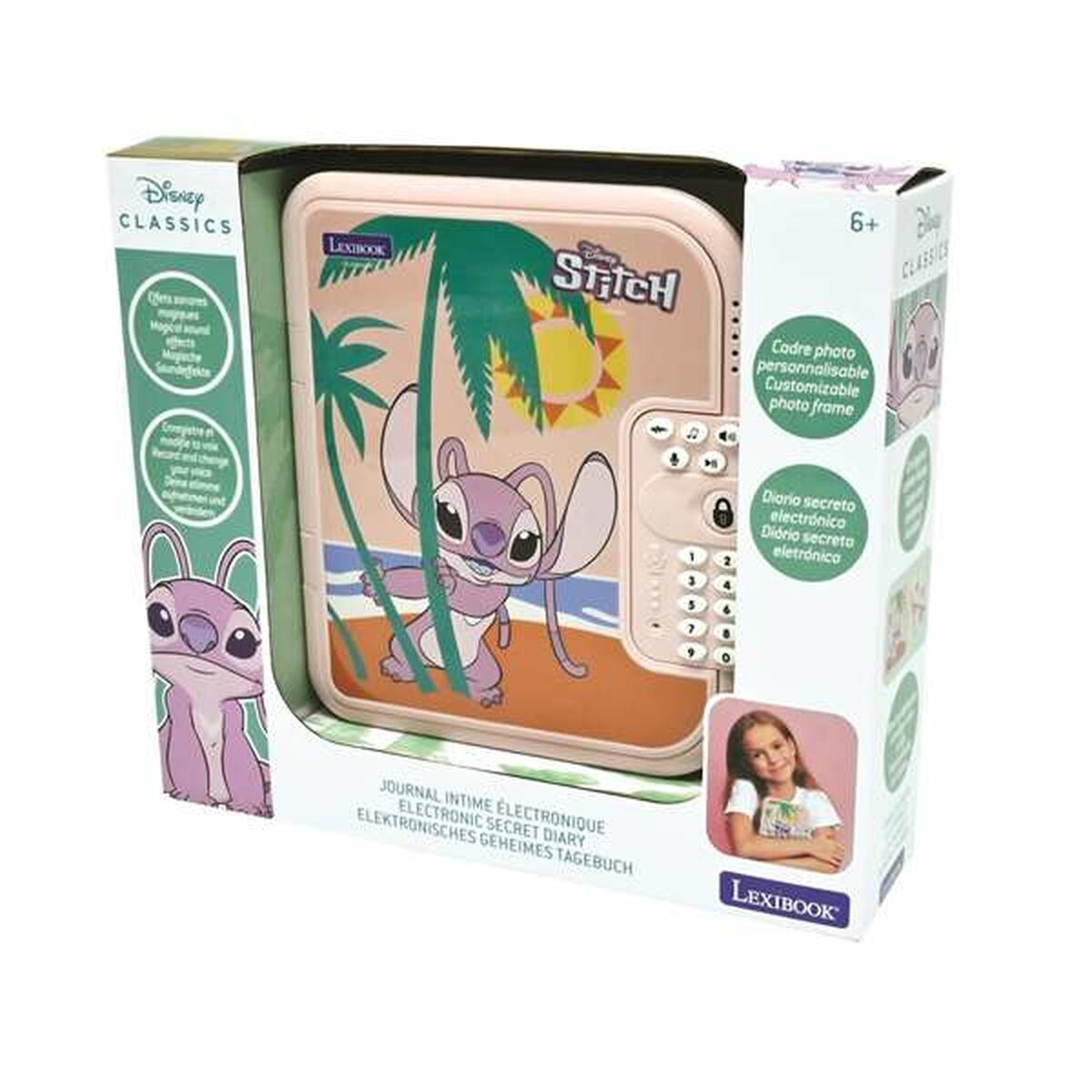 Interactive Toy Stitch Angel Pink Diary