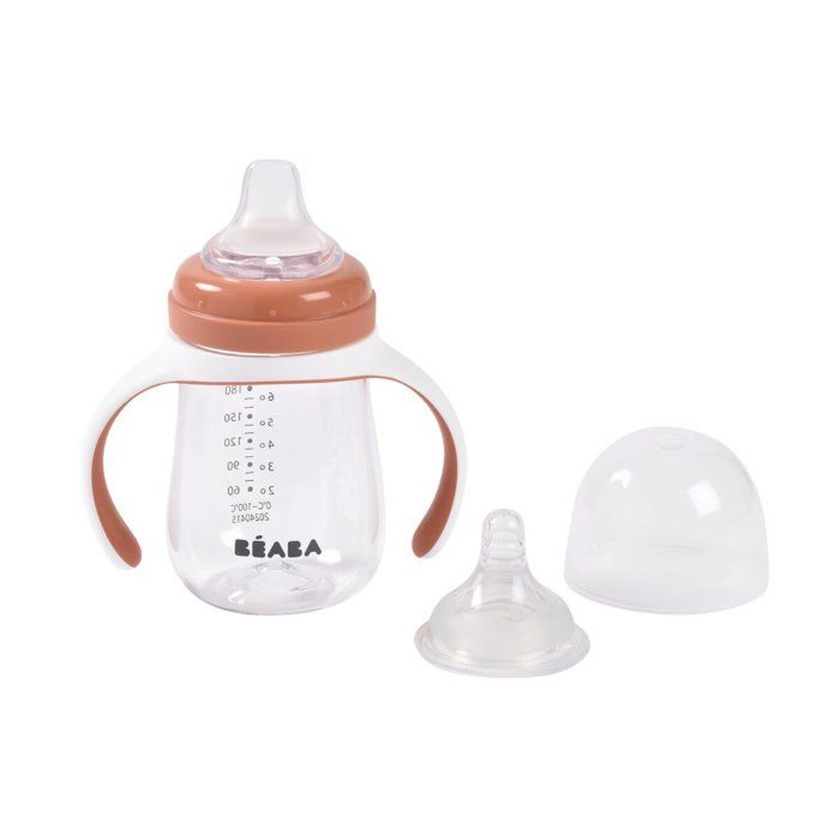 Trainingsglas Béaba Oranje 210 ml