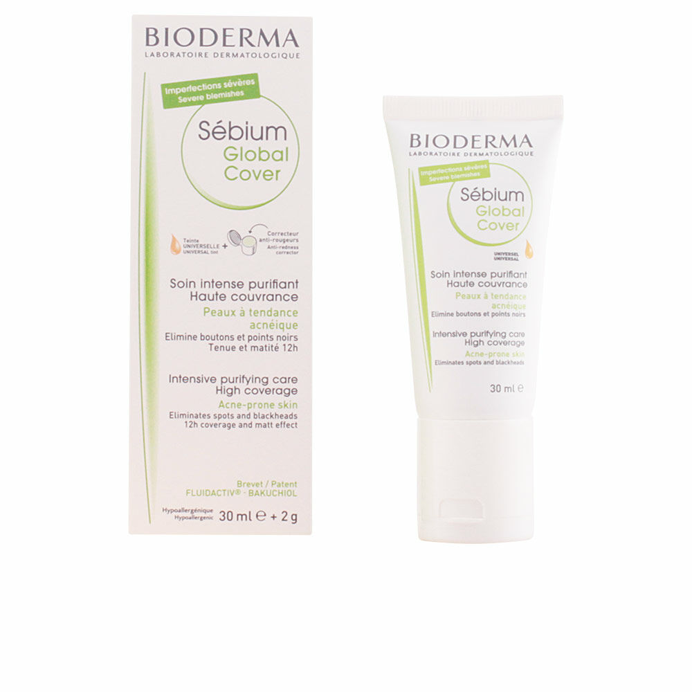 Acne Skin Treatment Bioderma Sebium Global Cover (30 ml)