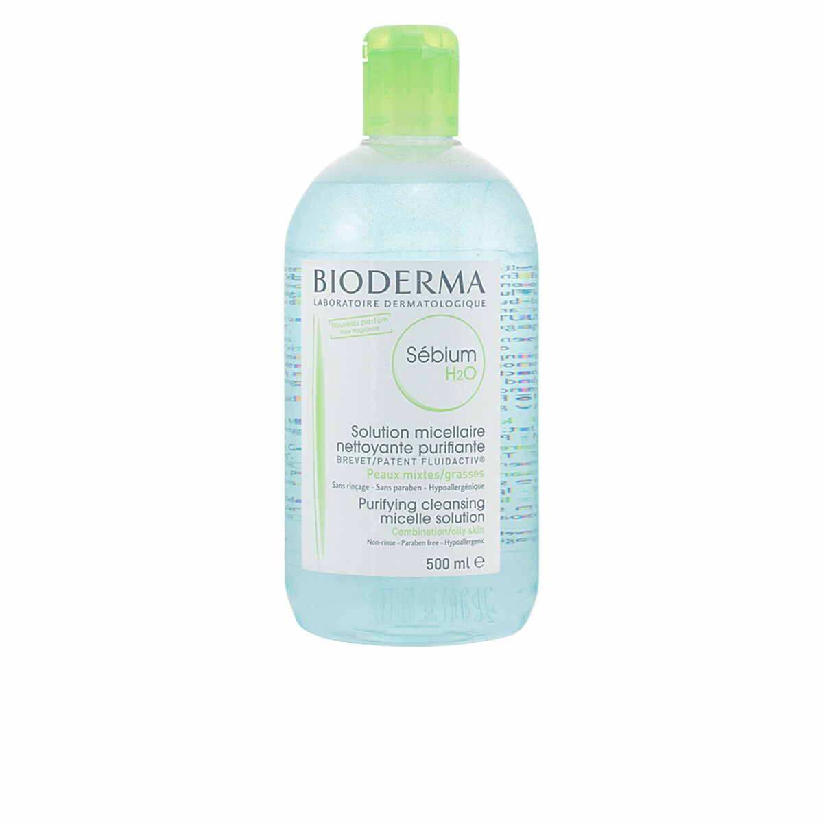 Eau micellaire démaquillante SEBIUM Bioderma BIO-SEB-H2O 500 ml (1 Unité)