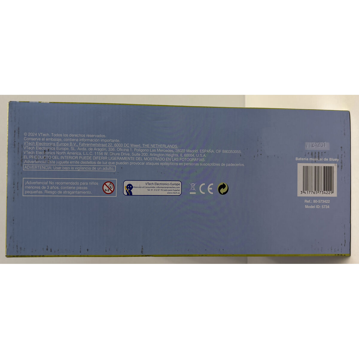 Perkusja Vtech Plastikowy 24,2 x 30,9 x 13,1 cm