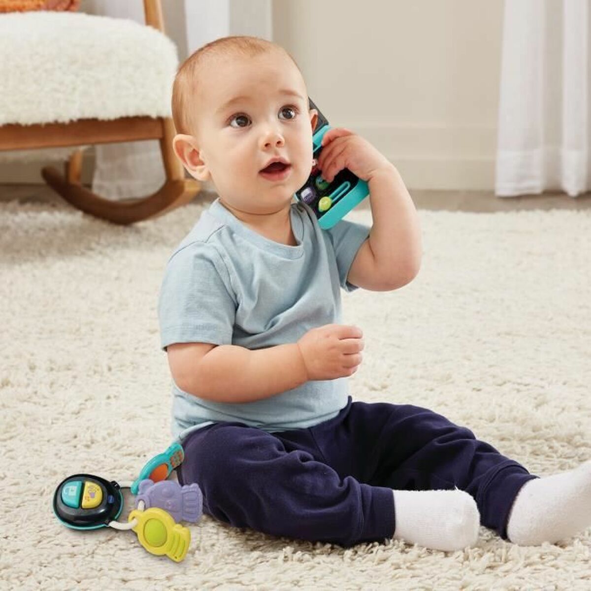 Afbeeldingen van Toy telephone Vtech Baby MAGI'POP