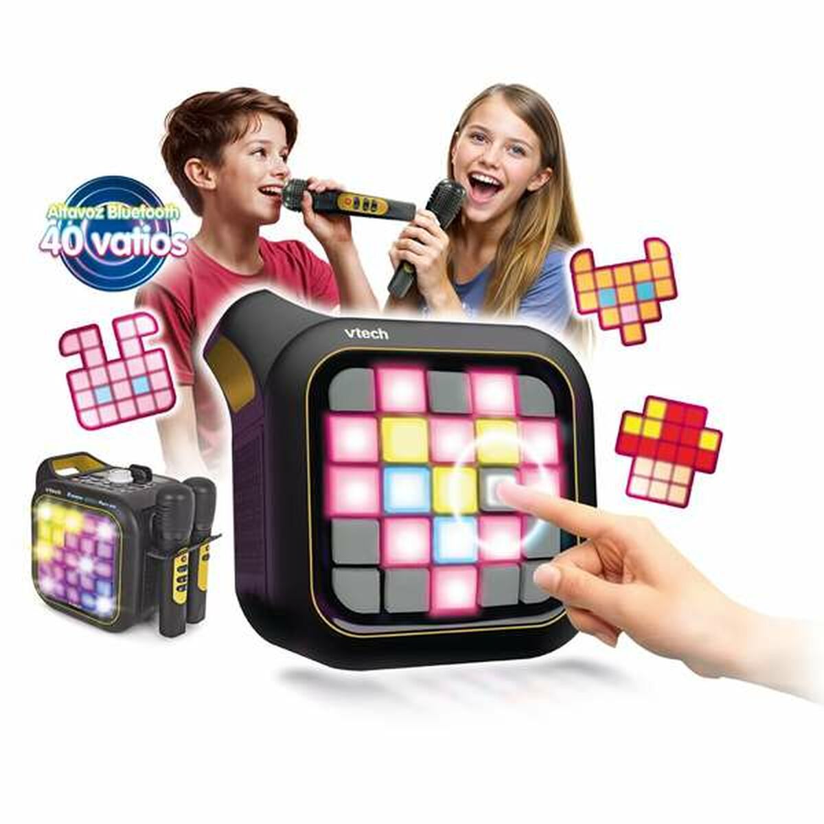 Image secondaire de Enceinte Bluetooth avec Microphone Karaoké Vtech Duo Golden edition