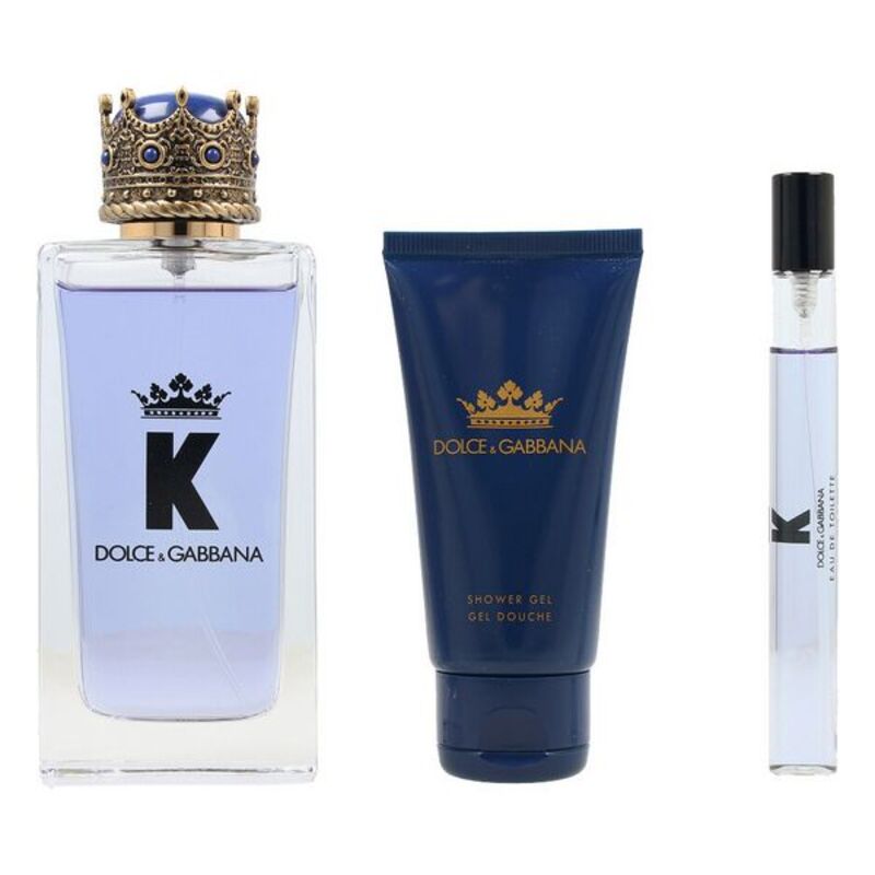Set de Parfum Homme Dolce & Gabbana EDT 3 Pièces K Pour Homme