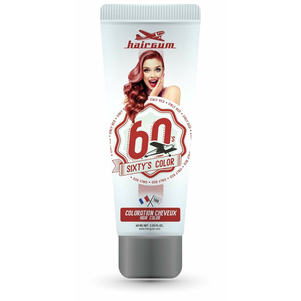 Semi-permanent Colourant Hairgum Sixty's Color only (60 ml)