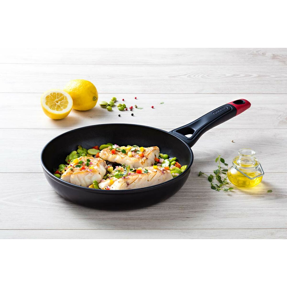 Pan Pyrex Zwart Aluminium Ø 20 cm