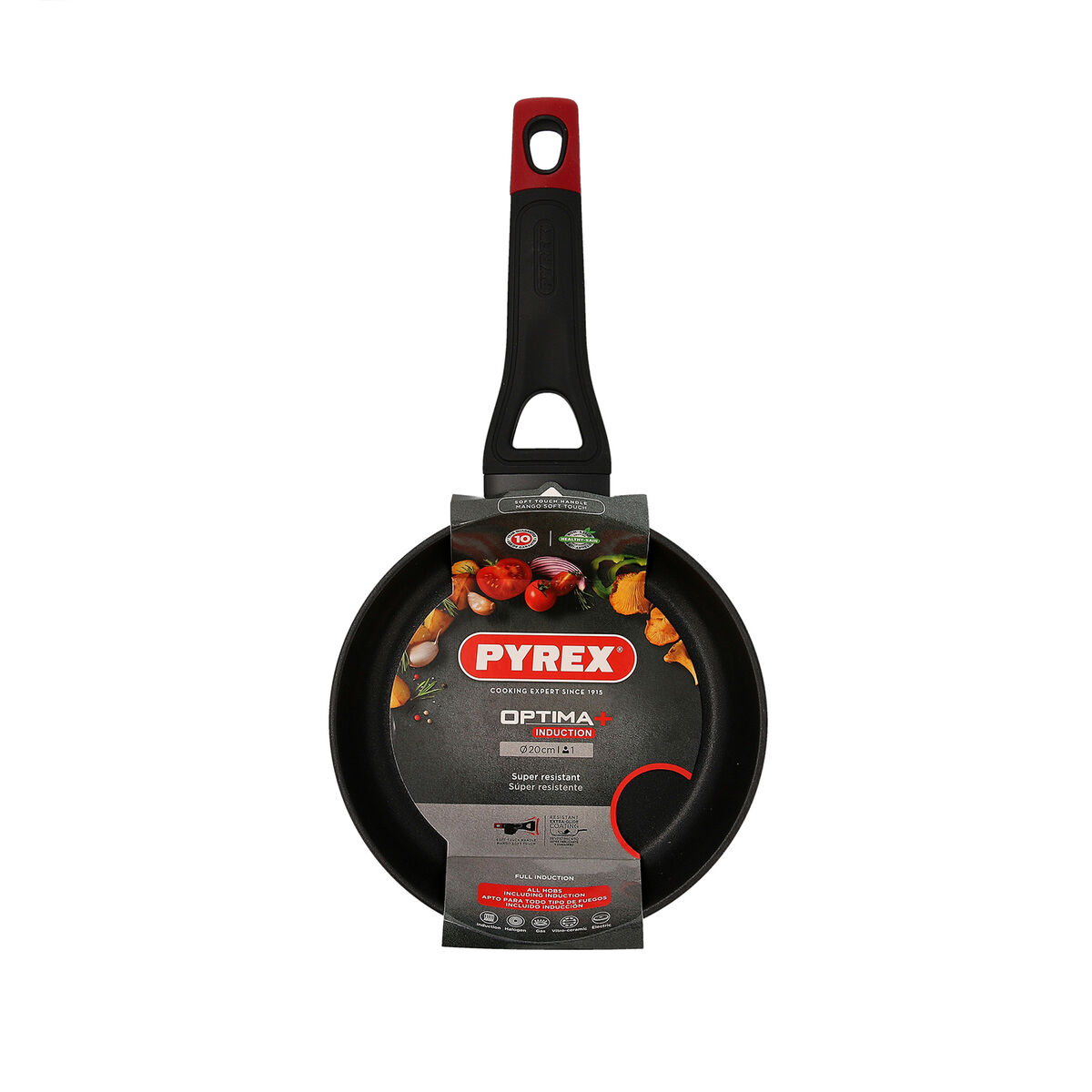 Pan Pyrex Zwart Aluminium Ø 20 cm