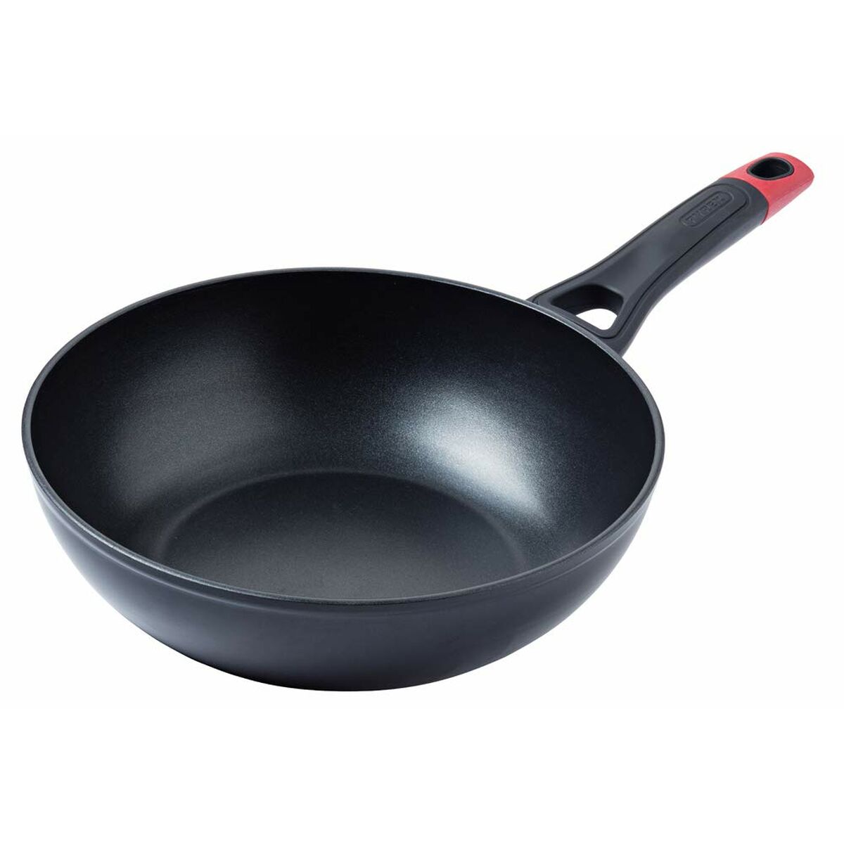 Wokpan Pyrex Zwart Aluminium