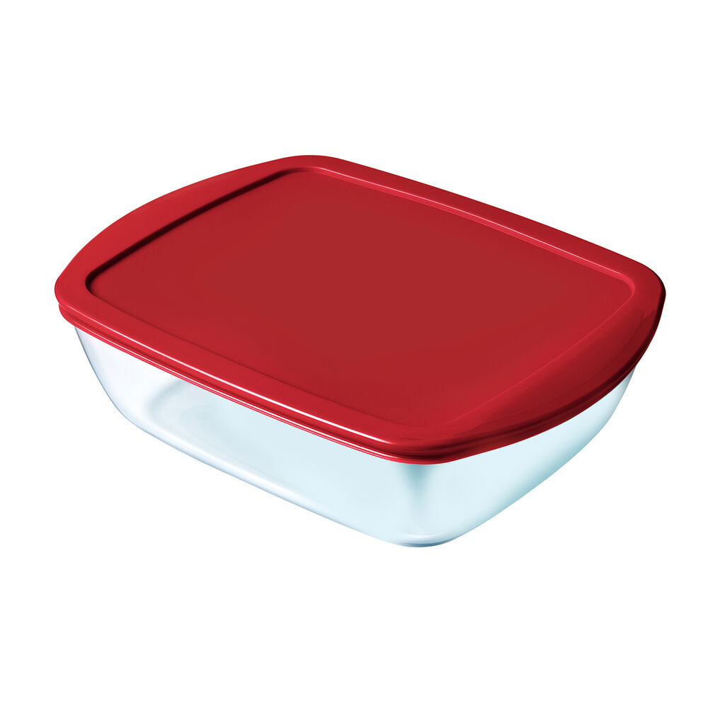 Lunch box Pyrex Cook & Store Crystal Red (0,4 L)