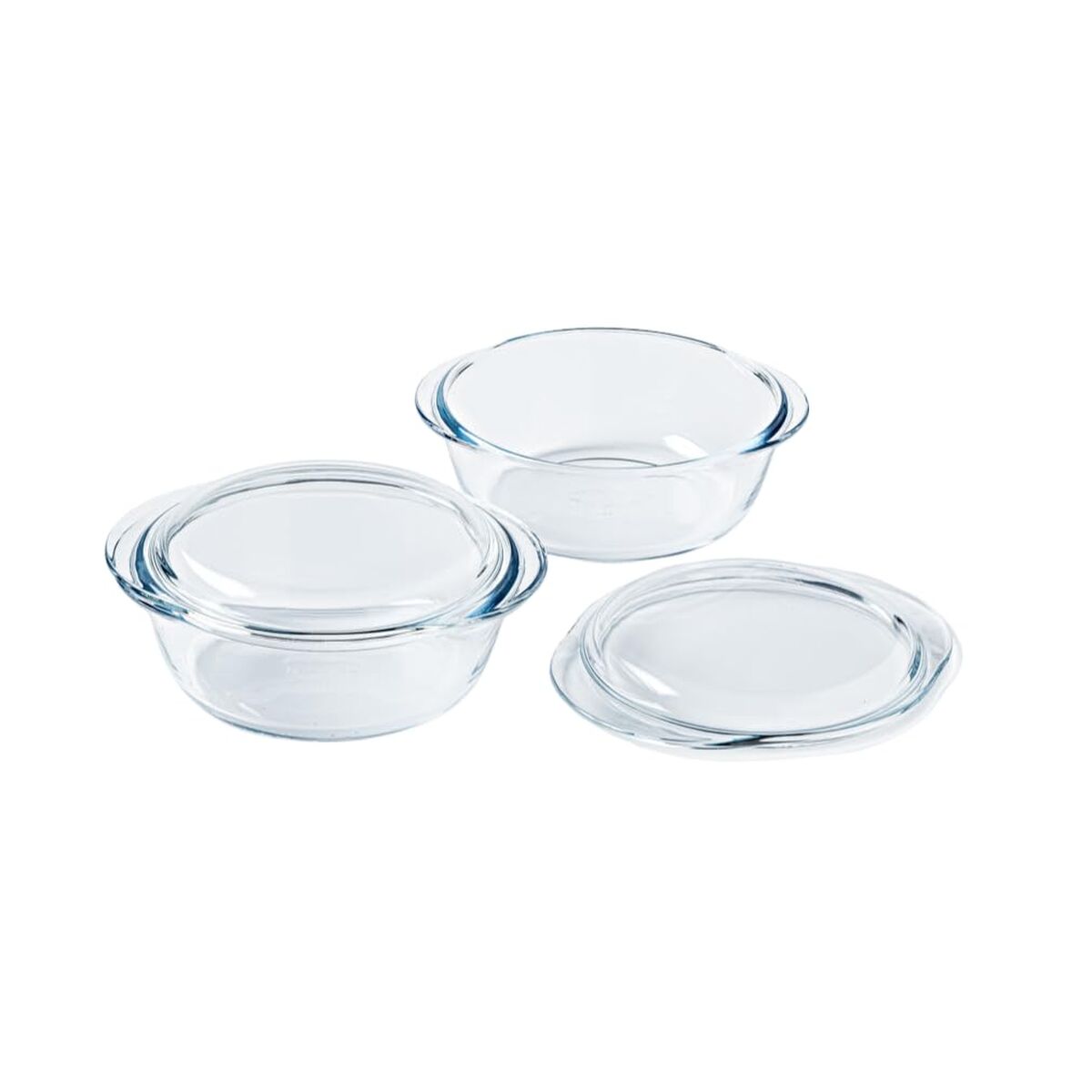Saucepan Pyrex Transparent 25 x 20 x 27 cm 2 Units, view 2