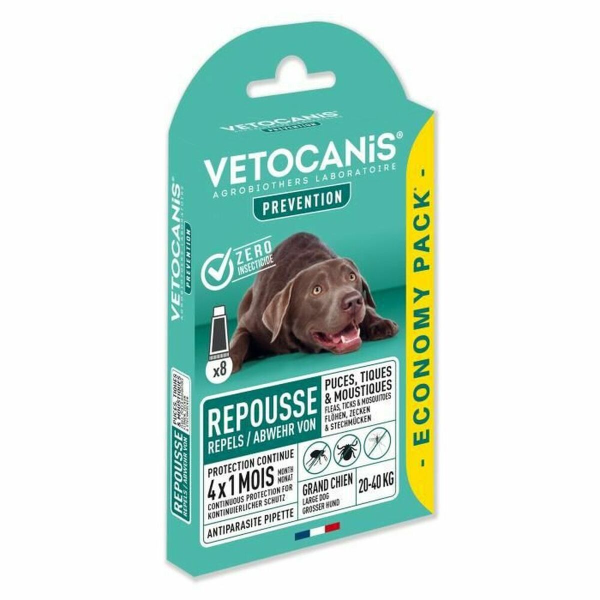 Pipette pour chien Vetocanis 20-40 Kg