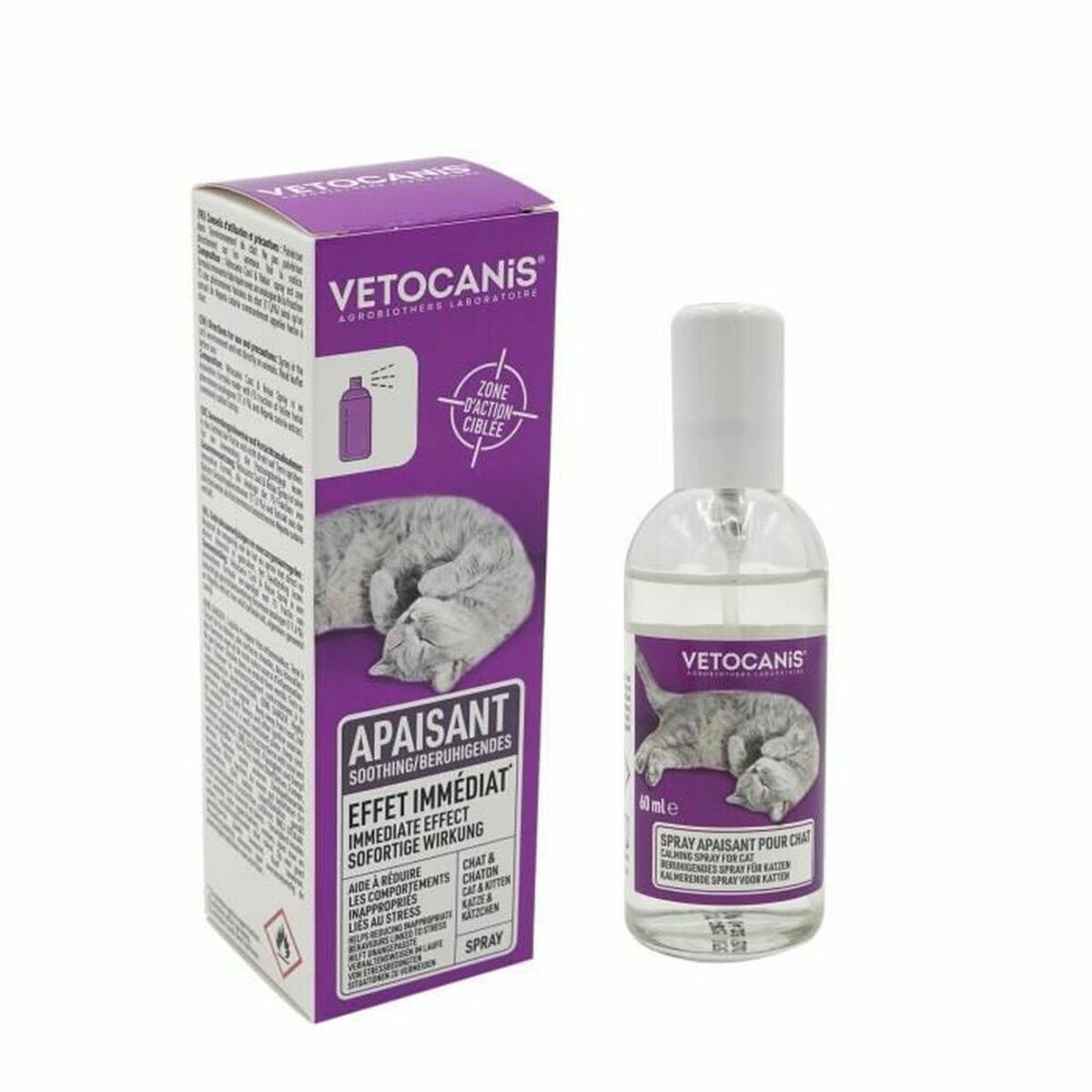 Spray Vetocanis 60 ml Relaxant Chat