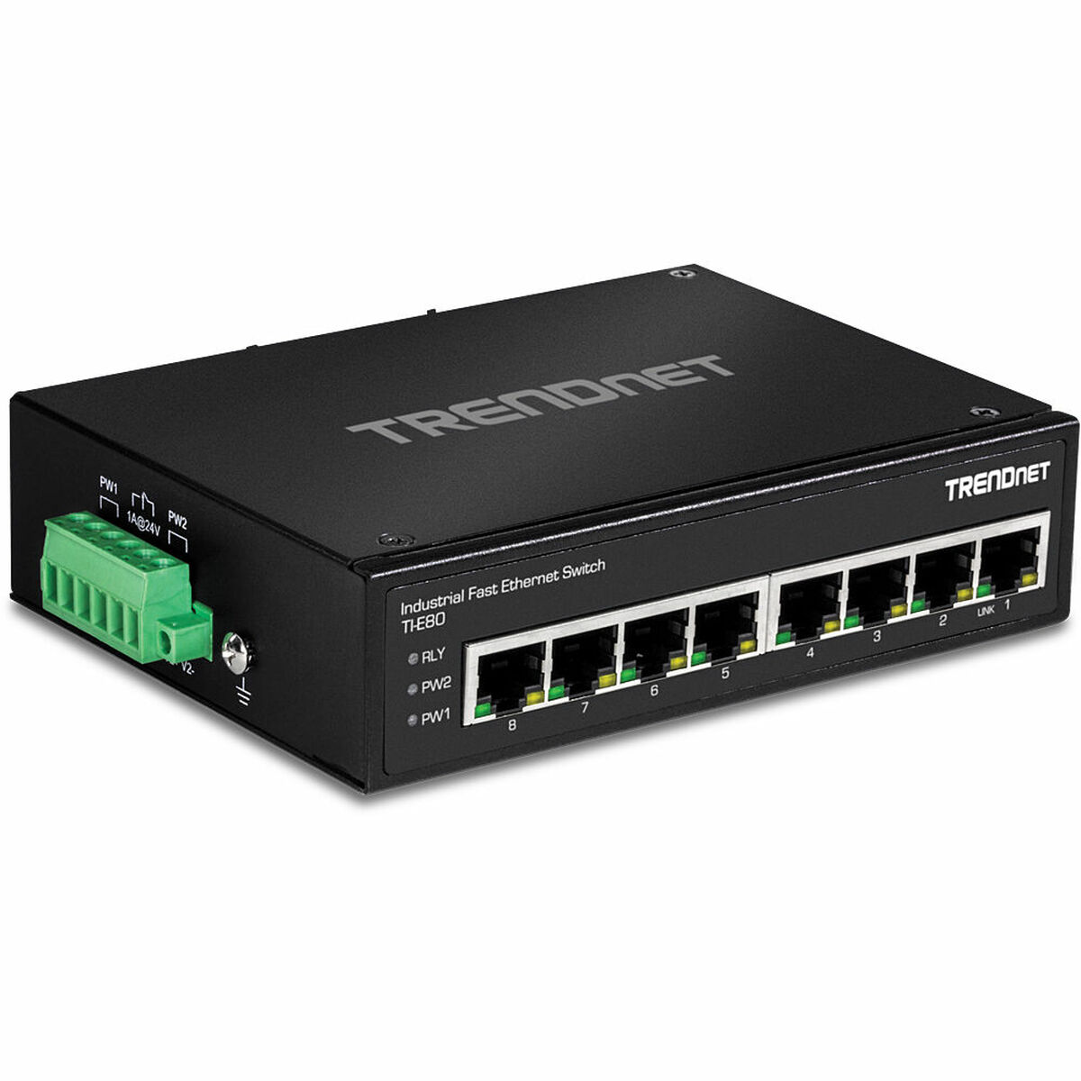 Afbeeldingen van Switch Trendnet TI-E80 1.6 Gbps