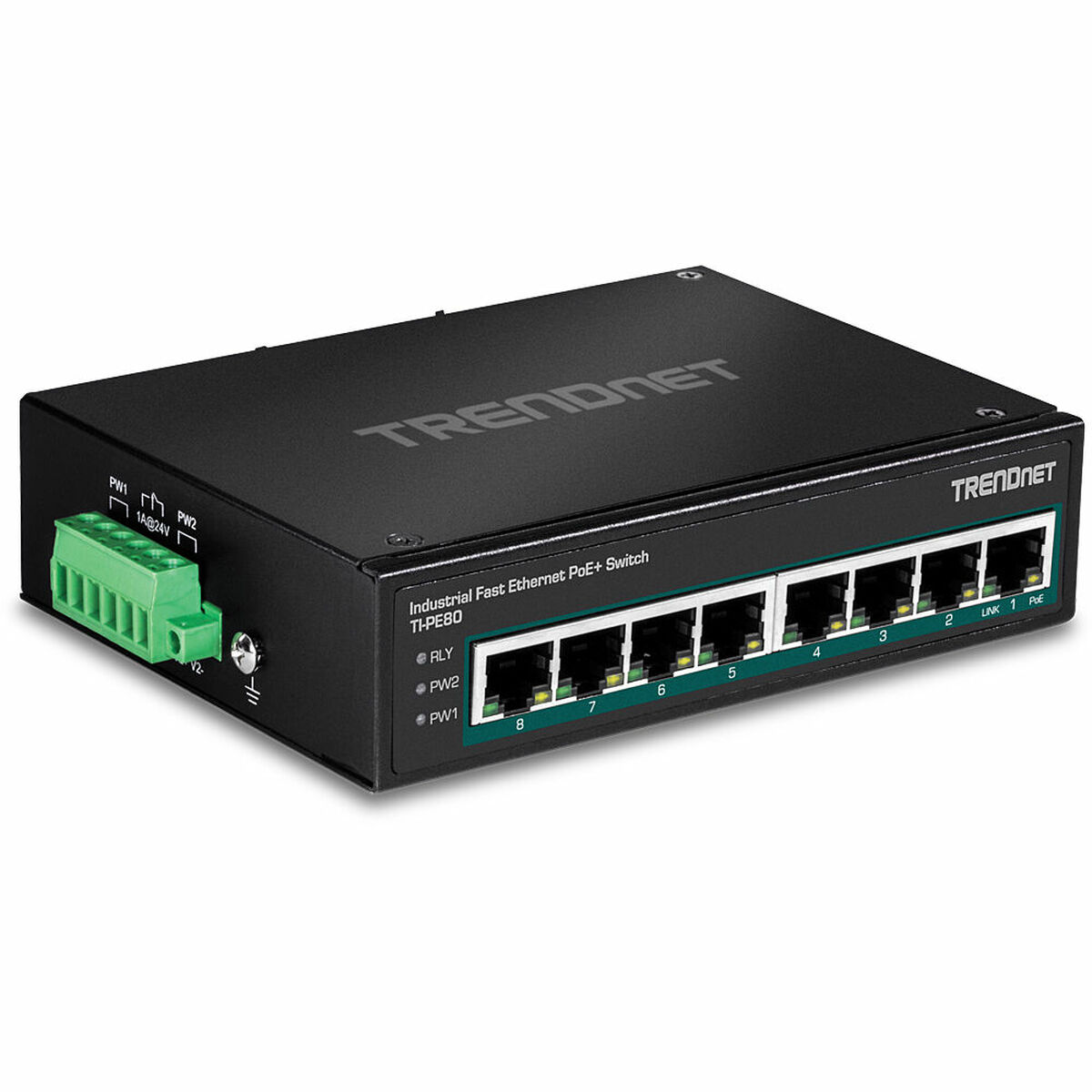 Afbeeldingen van Switch Trendnet TI-PE80 1.6 Gbps