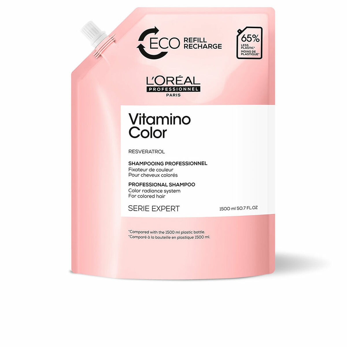 Shampoo til farvebevaring L'Oreal Professionnel Paris Vitamino Color Genopfyldning: 1,5 L